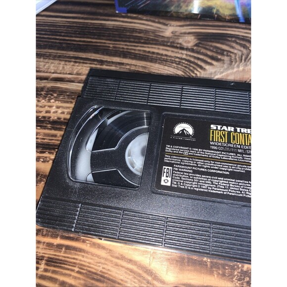 Star Trek: First Contact (VHS) Not Tested ! - Picture 7 of 9